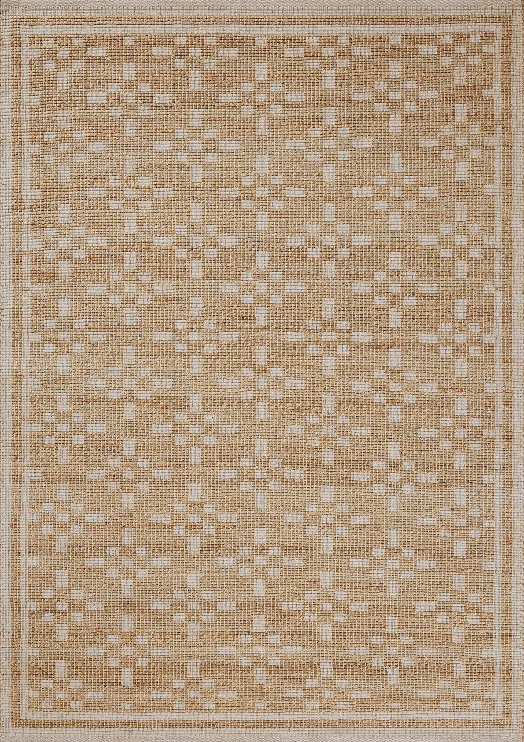 Loloi Chris Loves Julia Judy Collection JUD-07 Natural/Ivory 7'-9" x 9'-9" Area Rug | Amazon (US)