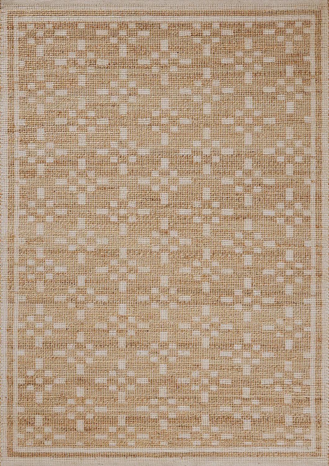 Loloi Chris Loves Julia Judy Collection JUD-07 Natural/Ivory 7'-9" x 9'-9" Area Rug | Amazon (US)
