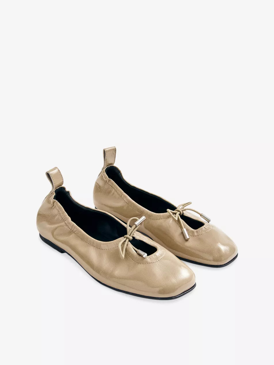 Rosalind Leather Ballet Flats | Selfridges