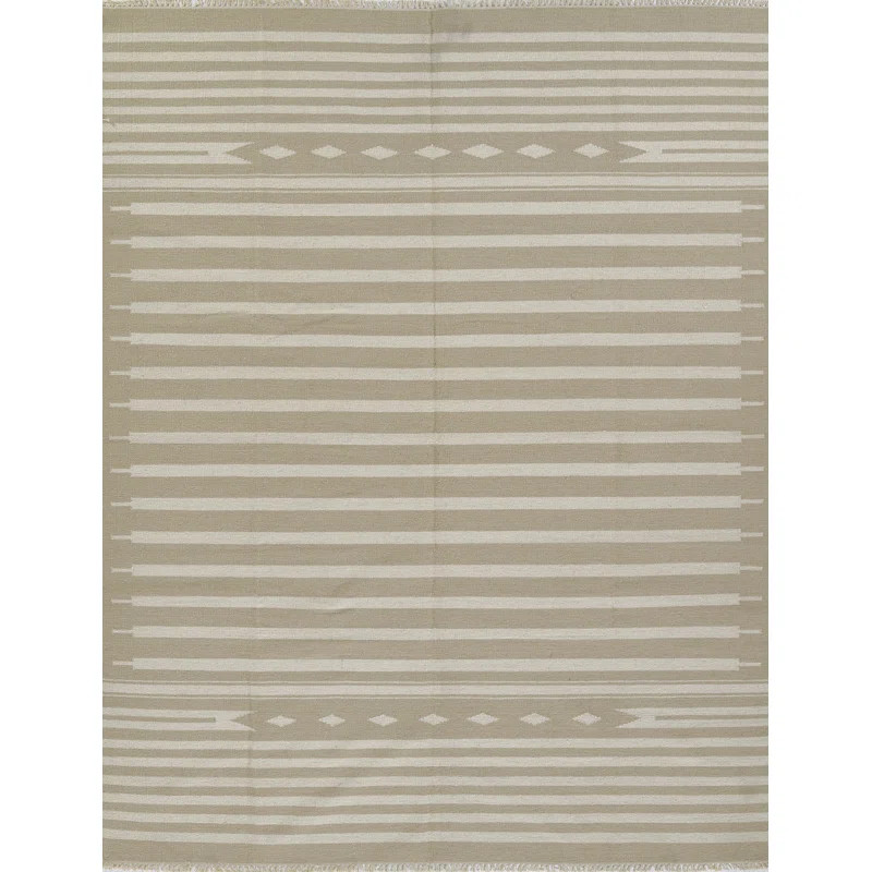 Thompson Flatweave Wool Geometric Rug | Wayfair North America