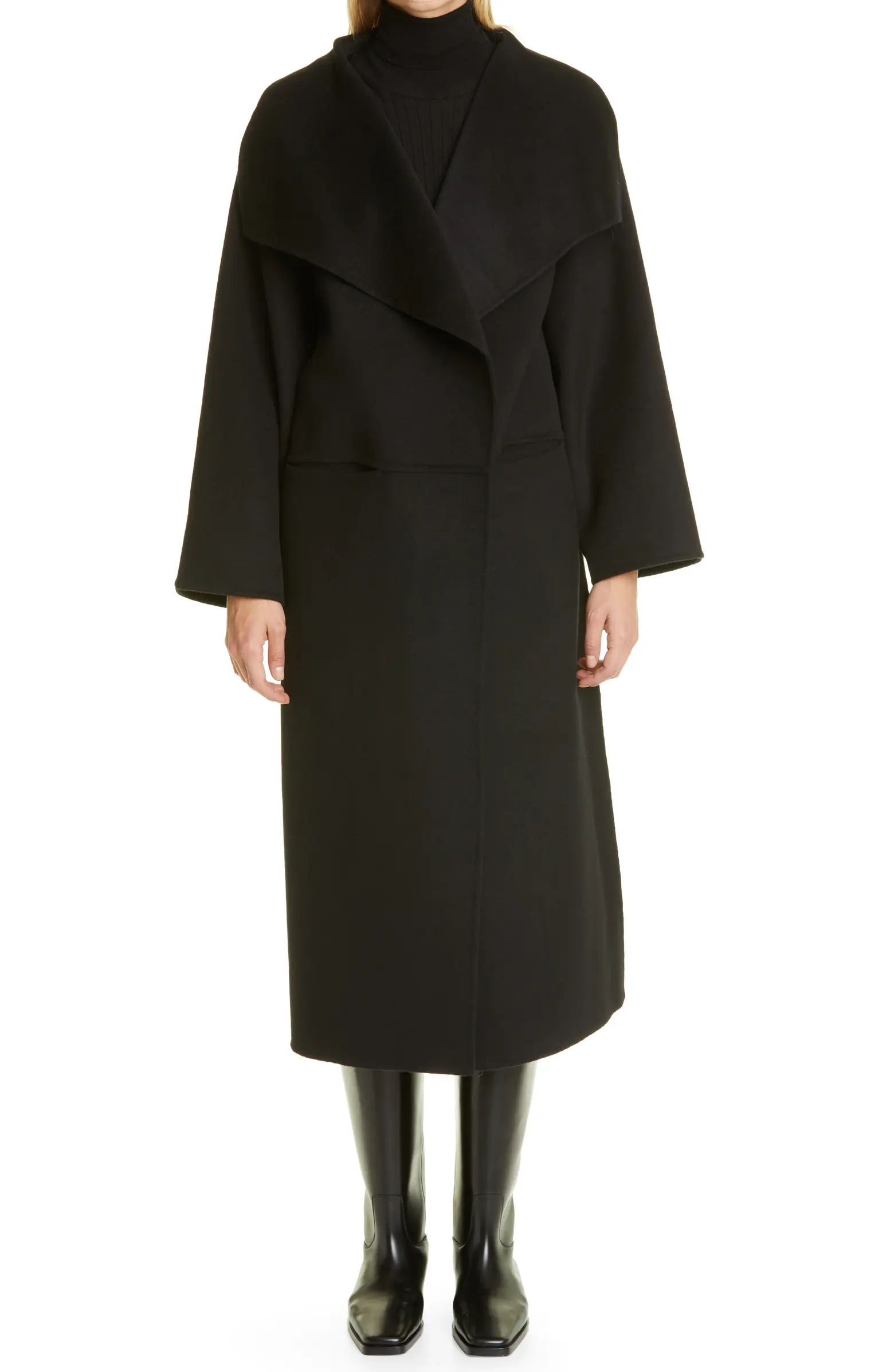 Totême Annecy Open Front Wool & Cashmere Coat | Nordstrom | Nordstrom