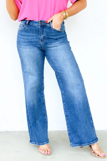 Phoebe High Rise Wide Leg Jean | The Willow Tree