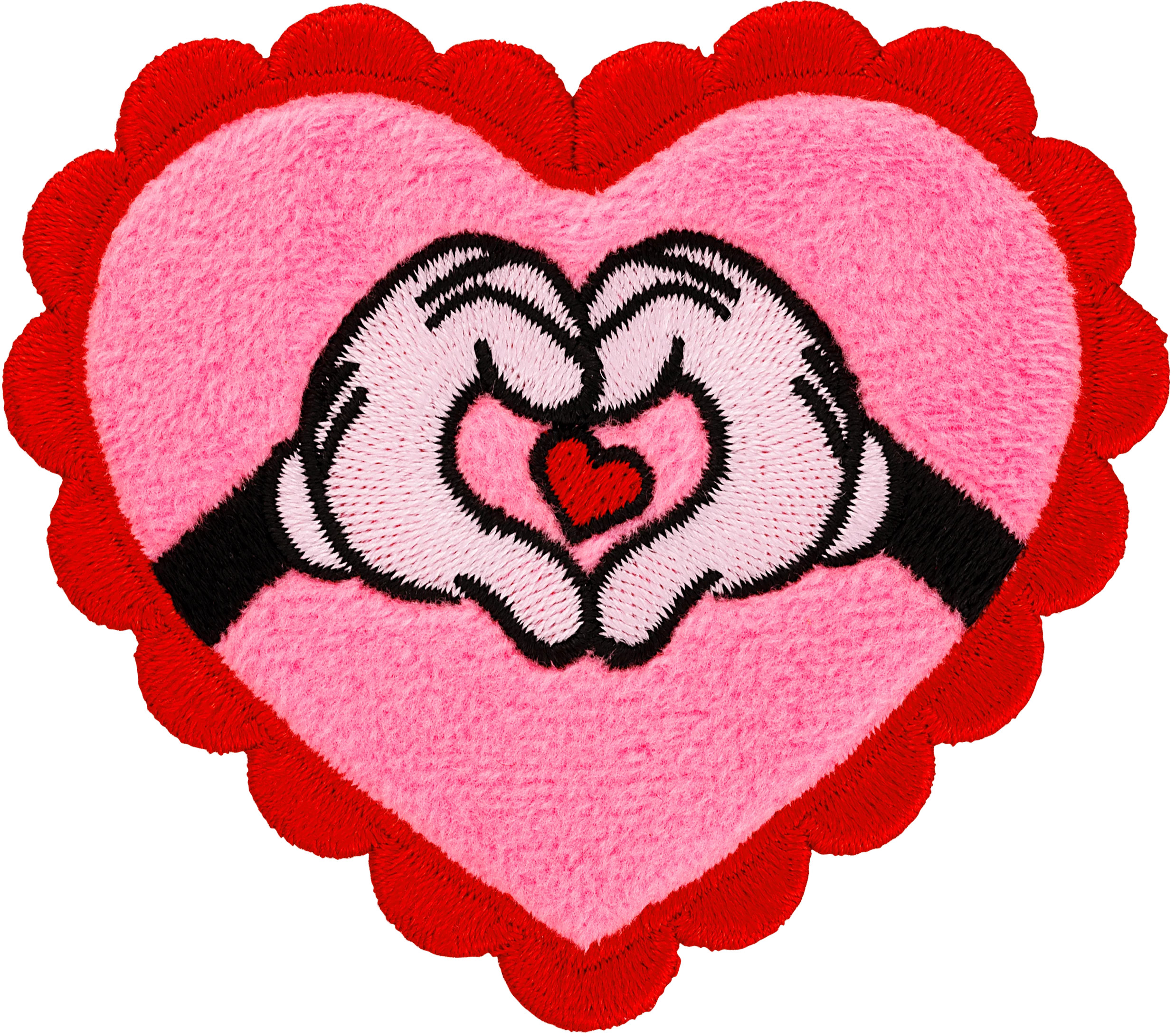 Mickey Mouse Hands Heart Patch | Stoney Clover Lane | Stoney Clover Lane