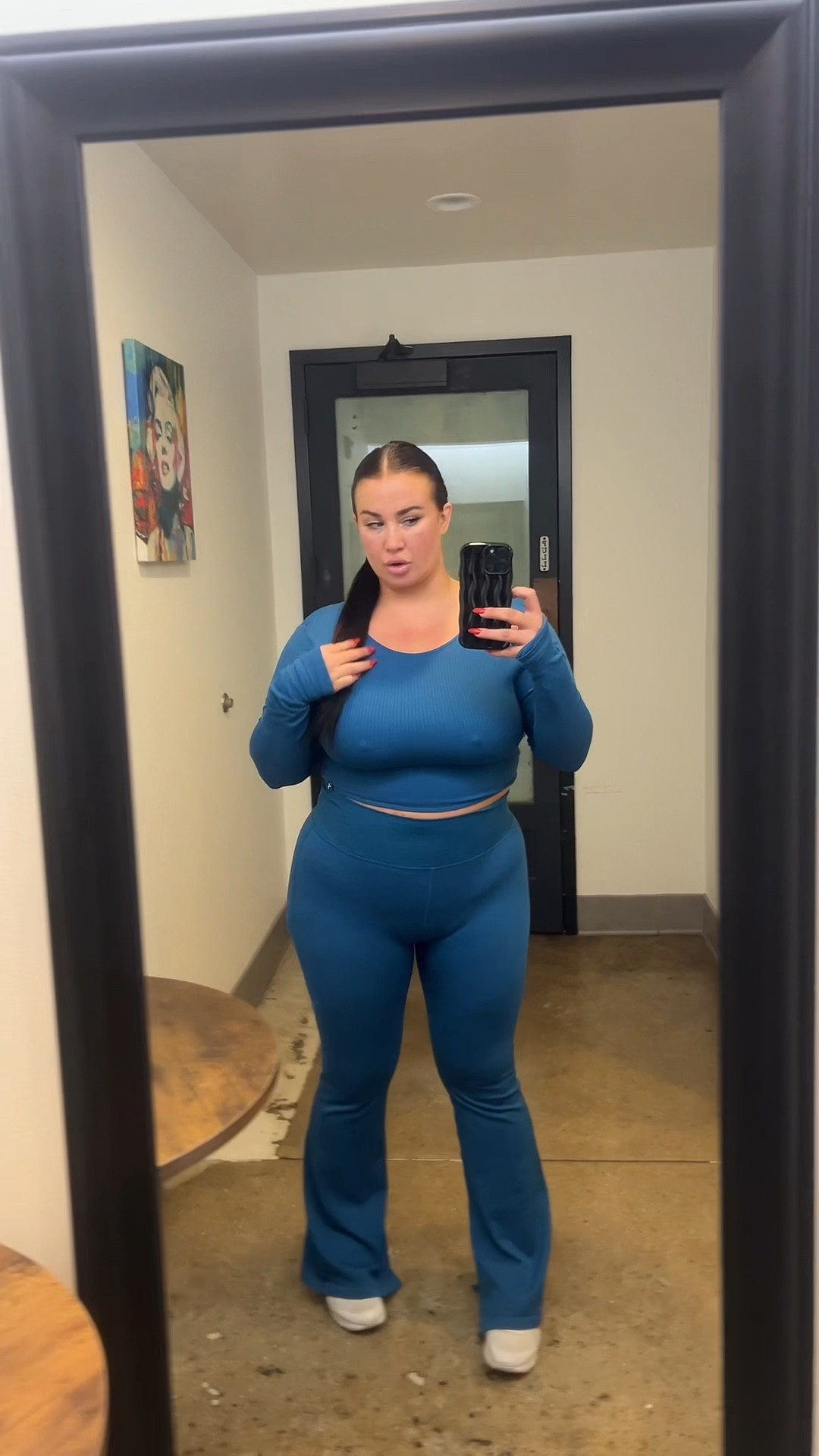 The most flattering set!! Too size large, bottom xl. You can wear the top 2 ways! 

#LTKplussize #LTKmidsize #LTKfindsunder50