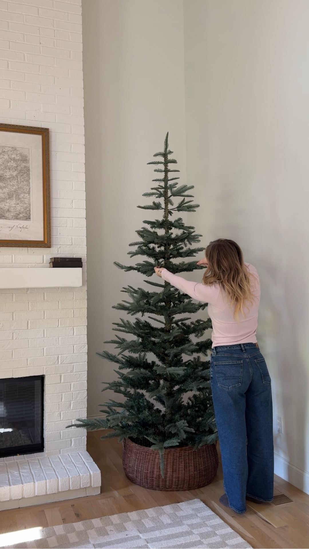 Put up our Christmas tree! So excited to decorate it! ✨🎄 

#LTKSeasonal #LTKHoliday