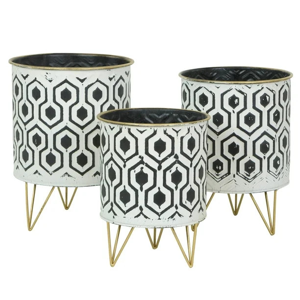 Andrey Modern Planters (Set of 3) - Walmart.com | Walmart (US)