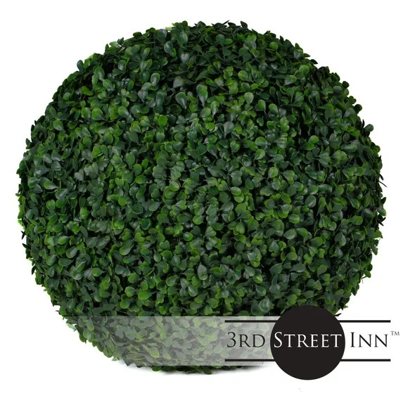 Third Street Inn 21" XXL Boxwood Topiary Ball 1-Pack | Walmart (US)