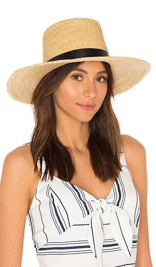 Janessa Leone Ruth Boater Hat in Natural | Revolve Clothing (Global)