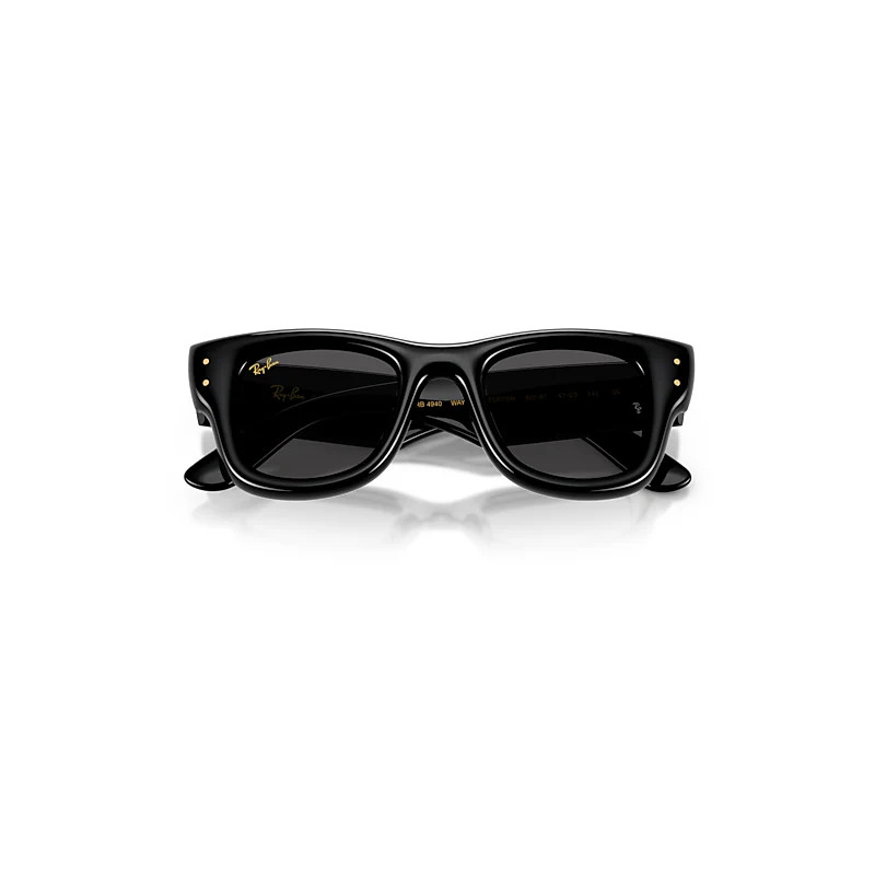 Ray-Ban Wayfarer Puffer Sunglasses Black Frame Black Lenses 47-23 | Ray-Ban (US)