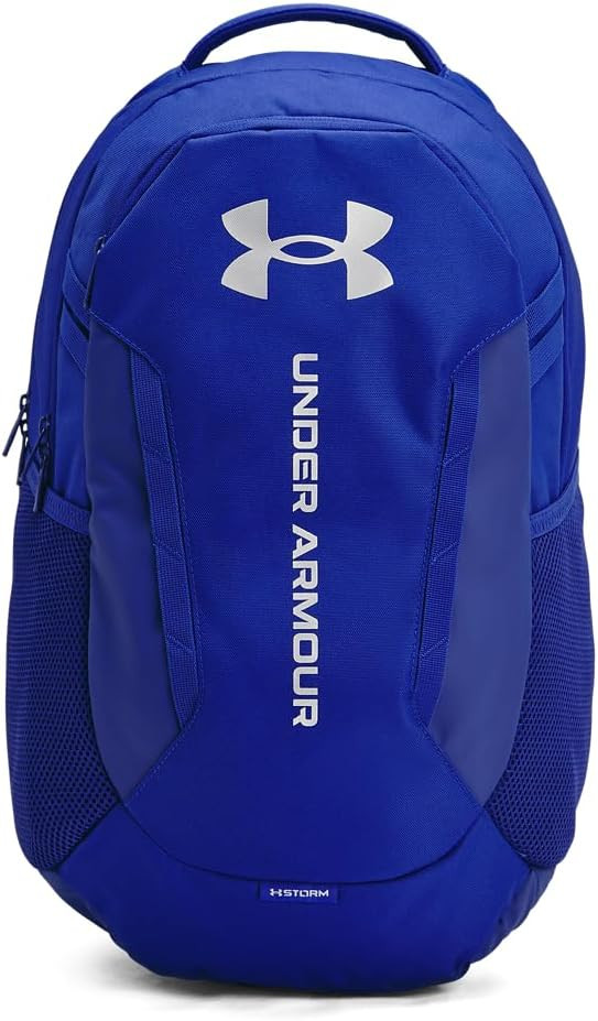 Under Armour Unisex-Adult Hustle 6.0 Backpack, (401) Royal/Royal/Metallic Silver, One Size Fits M... | Amazon (US)