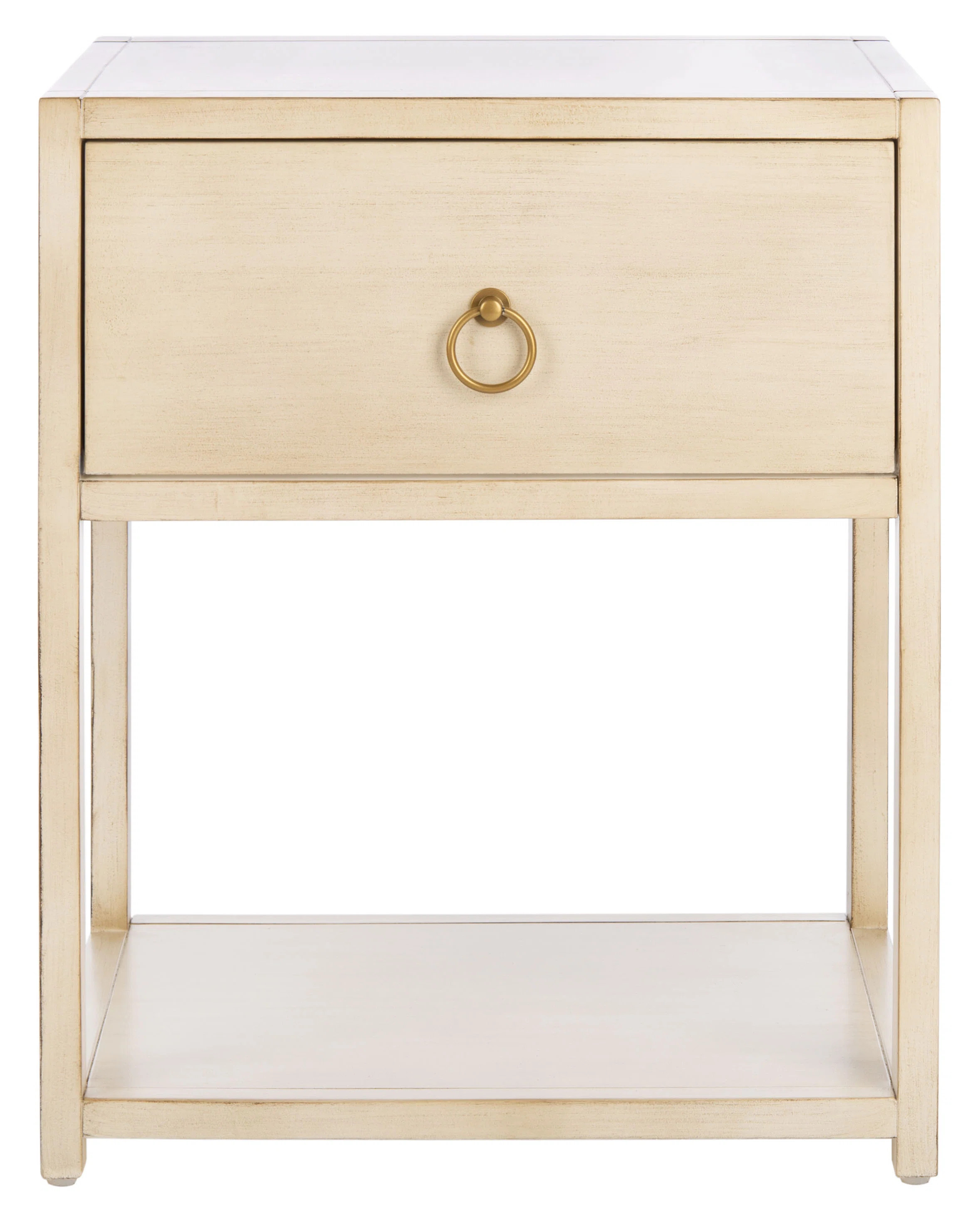 Yudi 1 - Drawer Nightstand in White | Wayfair North America