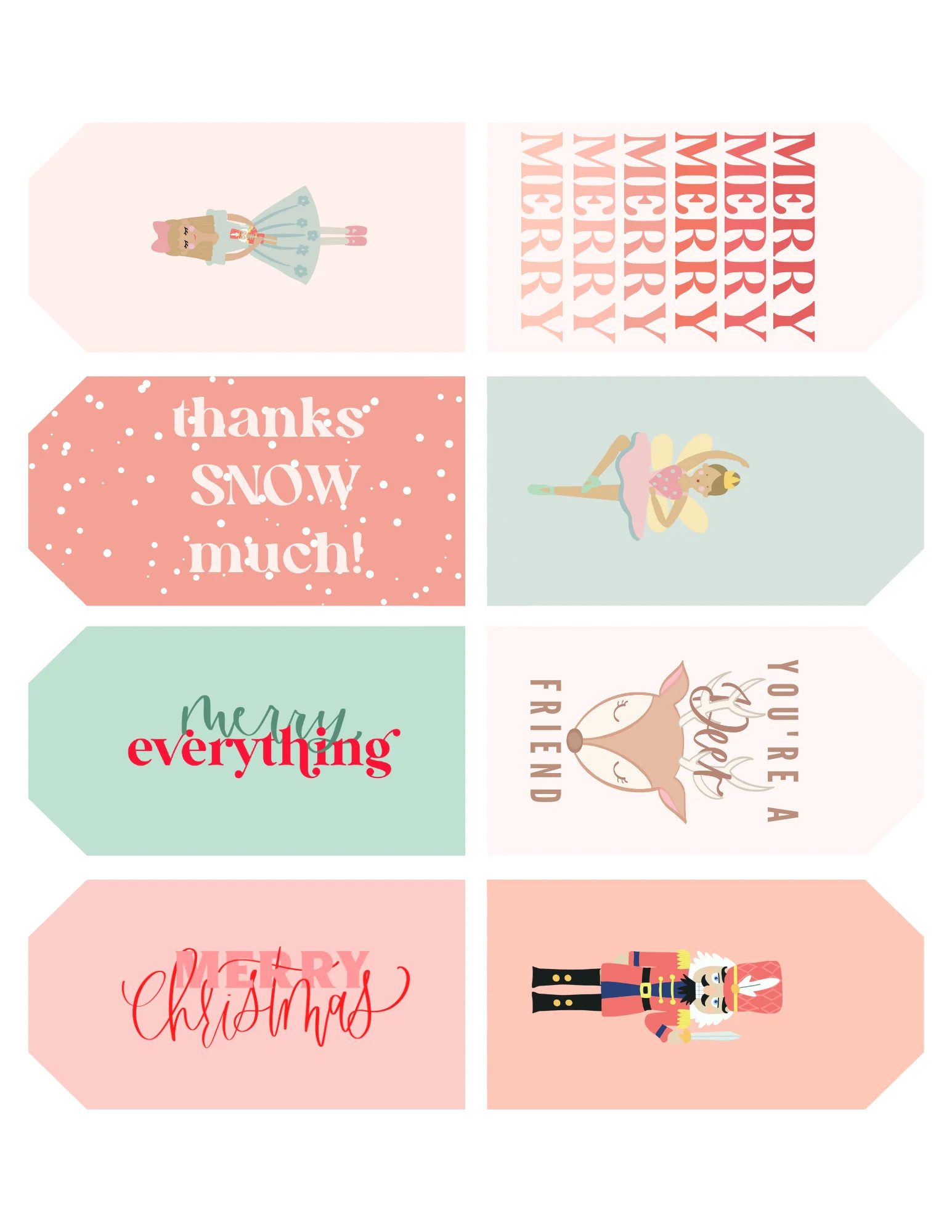 Christmas Collection | Printable Bundle | The Letter Vee