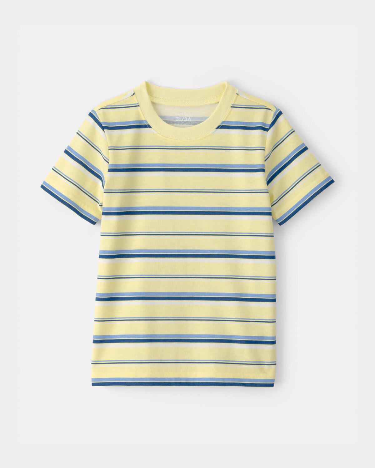 Toddler Striped T-Shirt - Yellow/Blue | Carter's Inc