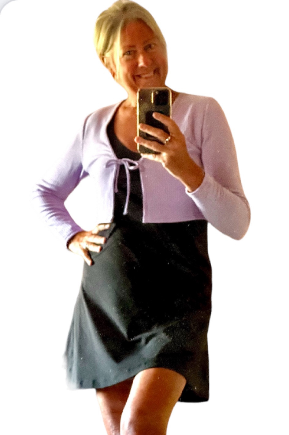 Keeping comfy and cool in this Lululemon align dress .  It has building shorts and padded bra cups .  It truly is a perfect dress /shorts for this upcoming heatwave .   
When you’re in the AC you may want a short little sweater to throw over your arms and shoulders .  This cropped  lilac one has a tie enclosure in the front and is light weight but gives you that little bit of warmth to take chill off . 

Sweater @divided 
Dress @lululemon

#lululemon
#aligndress
#builtinshorts
#tankstyletop
#croppedsweater
#butterysoft
#minidress
#activewear

#LTKfitness #LTKcanada