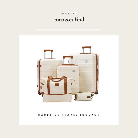 Weekly Amazon Find: Hardside Travel Luggage 

#LTKWorkwear #LTKHome #LTKTravel