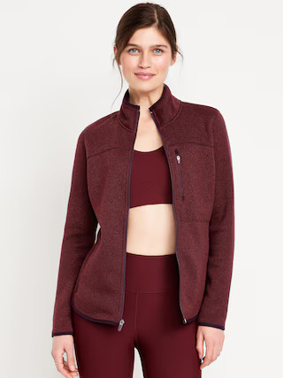 Fleece-Knit Zip Jacket | Old Navy (US)