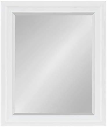 Kate and Laurel Whitley Framed Wall Mirror, 27.5x33.5, White | Amazon (US)
