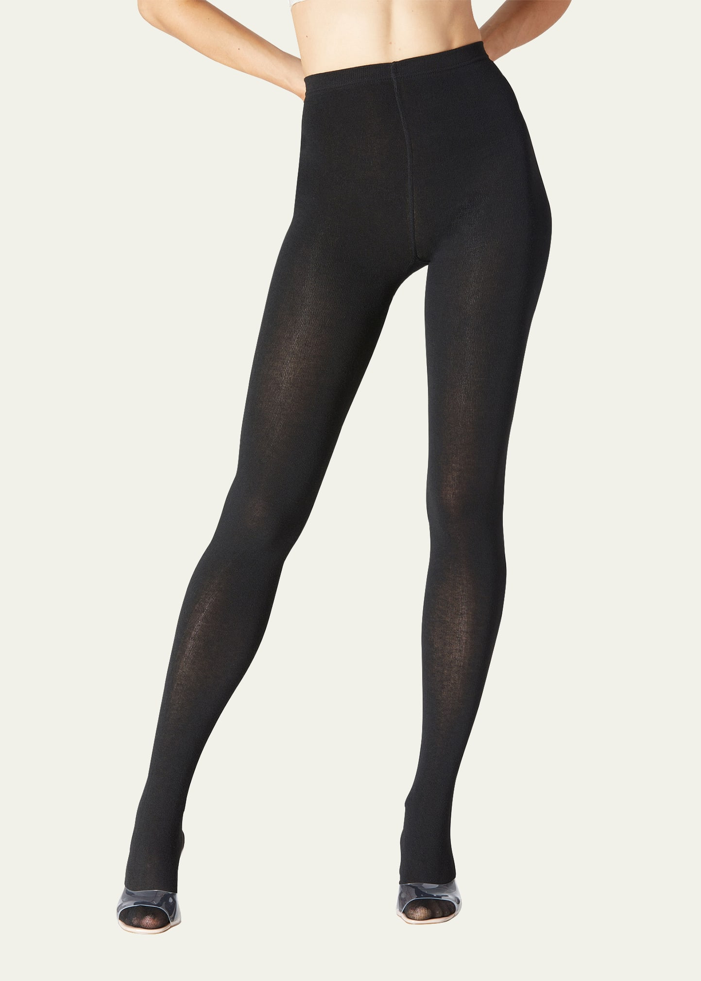 High-Rise Fleece Tights | Bergdorf Goodman