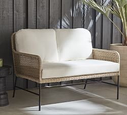Tulum Loveseat with High Performance Cushions | Pottery Barn (US)