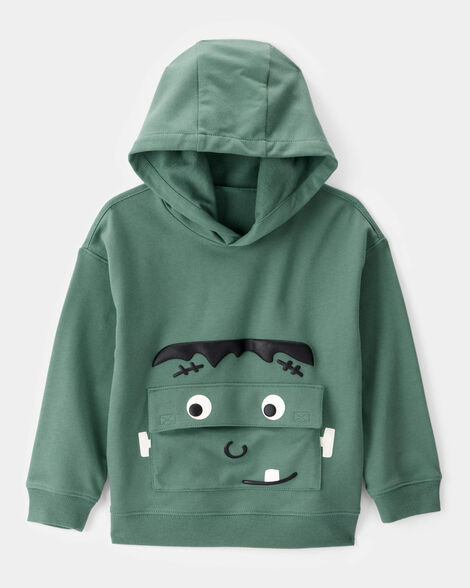 Toddler Boy Halloween Frankenstein Pullover Hoodie - Green | Carter's Inc