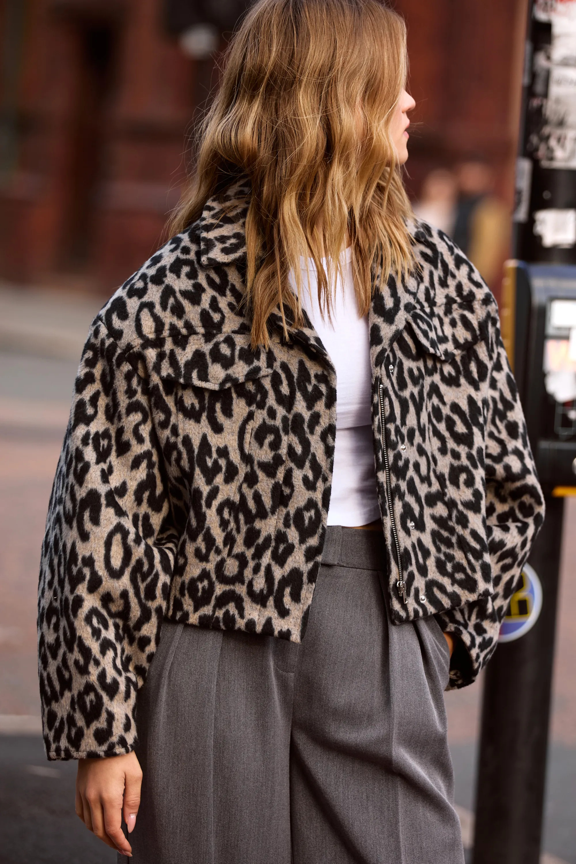 Animal Wool Blend Trucker | Nasty Gal US