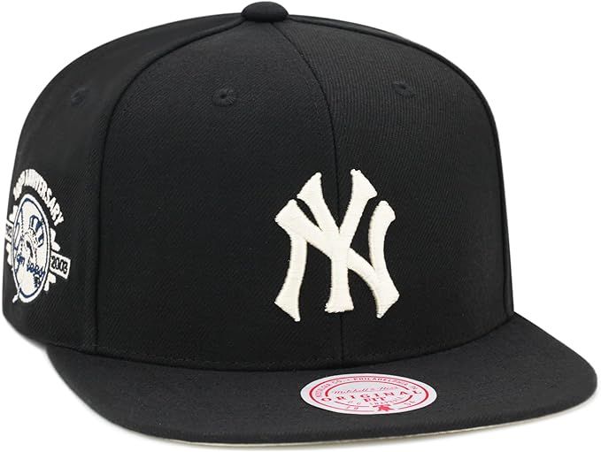 Mitchell & Ness New York Yankees Cooperstown MLB Team Classic Snapback Hat Cap - Black | Amazon (US)