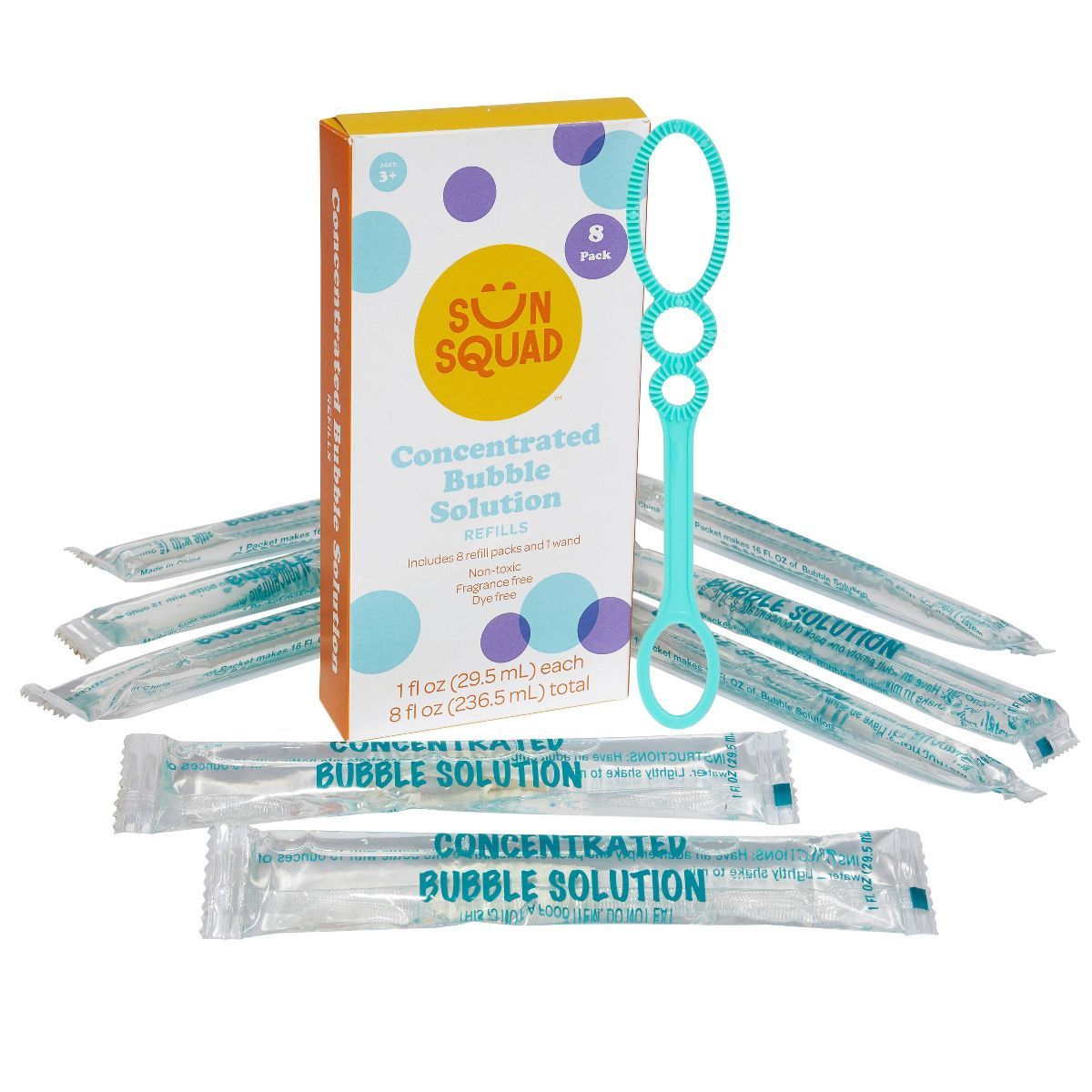 8pk Concentrated Bubble Solution Refills - Sun Squad™ | Target