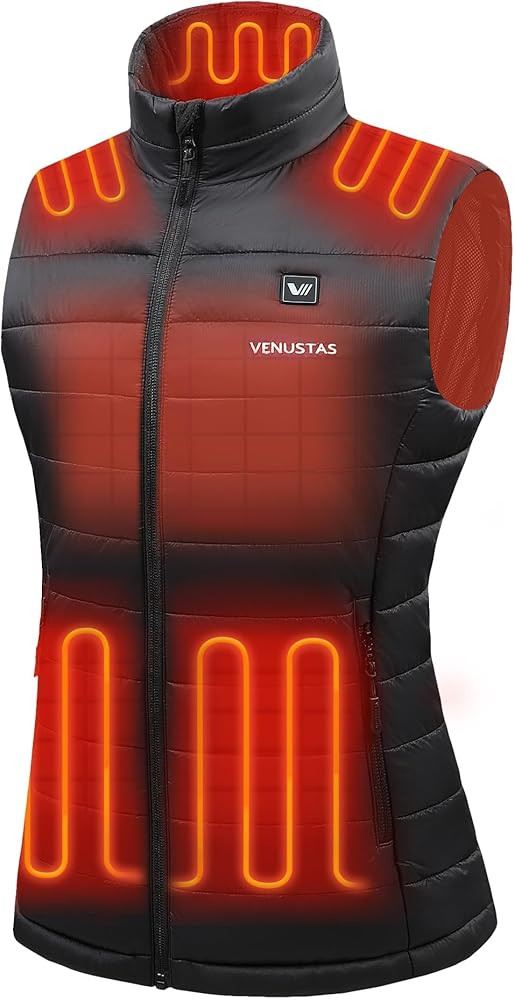 Venustas Women's Heated Vest with Battery, Lightweight Quilted Vest for Women | Amazon (US)