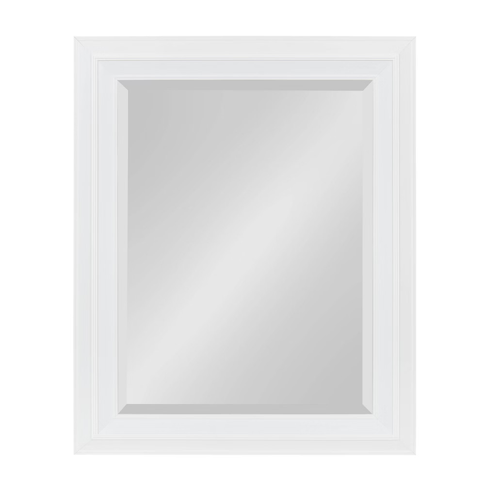 24"" x 30"" Whitley Framed Wall Mirror White - Kate and Laurel | Target
