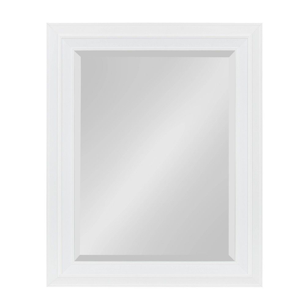 24"" x 30"" Whitley Framed Wall Mirror White - Kate and Laurel | Target