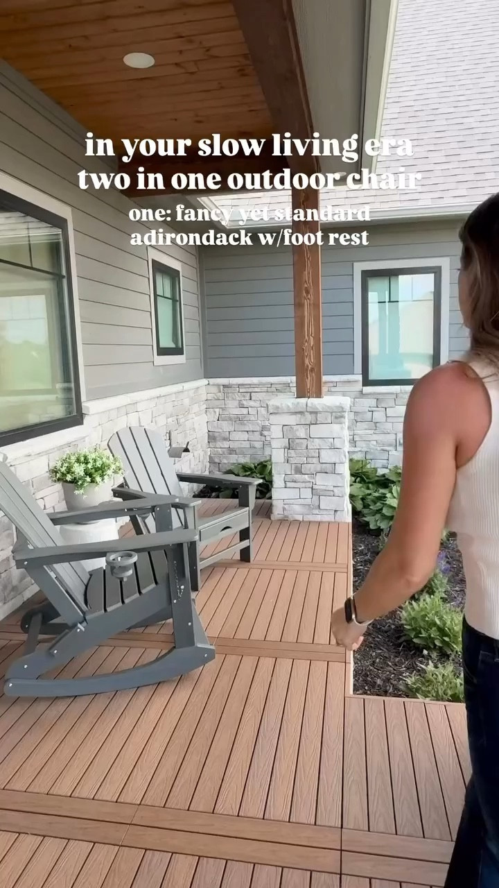 Two in one outdoor chair ✨ 

#LTKHome #LTKOver40 #LTKSeasonal