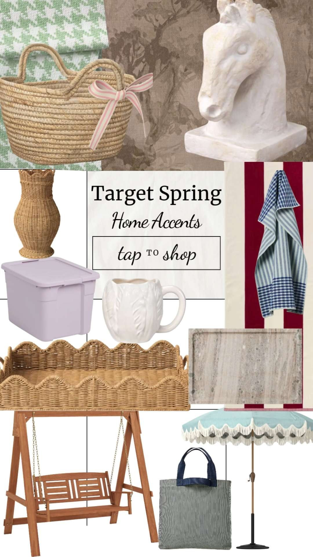 Your *spring-to-summer outdoor refresh* starts here ☀️🌿 Target is bringing all the cozy, elevated, and effortlessly styled vibes for your patio, porch, and everyday living.

Think cabana stripes, woven textures, scalloped details, and warm neutrals that instantly make your space feel curated 🤍 From oversized beach towels and canvas totes to patio umbrellas, porch swings, and the prettiest hosting accents—this is how you create that “relaxed but put together” look.

Perfect for beach days, backyard lounging, or hosting outdoors… it’s giving laid-back luxury all season long ✨

#LTKHome #LTKFinds #TargetHome #SpringDecor #OutdoorLiving #PatioInspo #BeachStyle #SummerReady #HomeStyling #CozyHome #NeutralHome #OutdoorDecor #TargetFinds #PinterestHome #ItGirlHome #ChicHome #SpringToSummer #HostingInspo #CasualChic #ViralHome 

 #LTKSeasonal #LTKHome