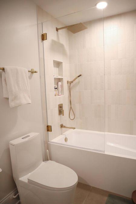 Bathroom tub vanity bedrosians makato gold faucet 

#LTKhome