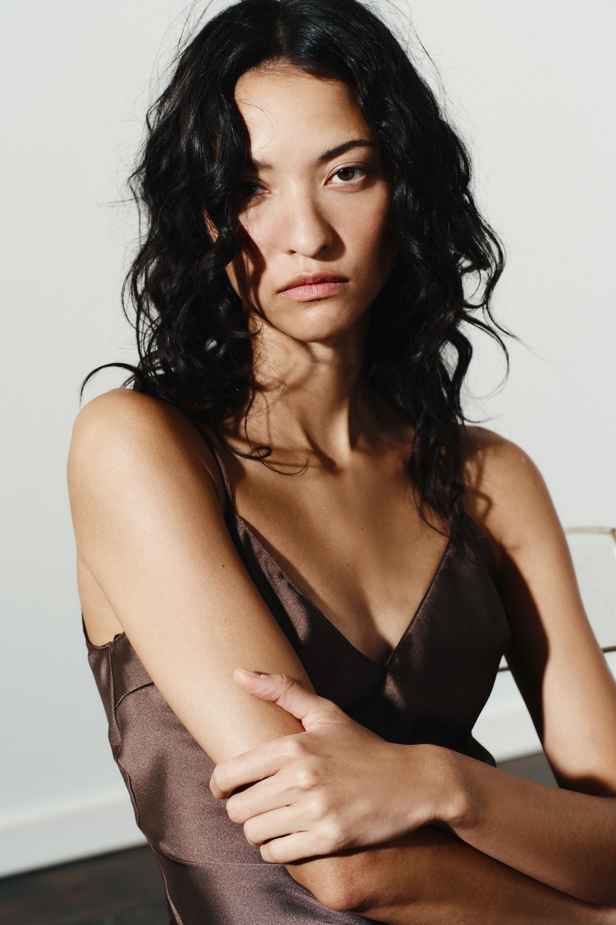 SATIN LACE DRESS | Zara UK