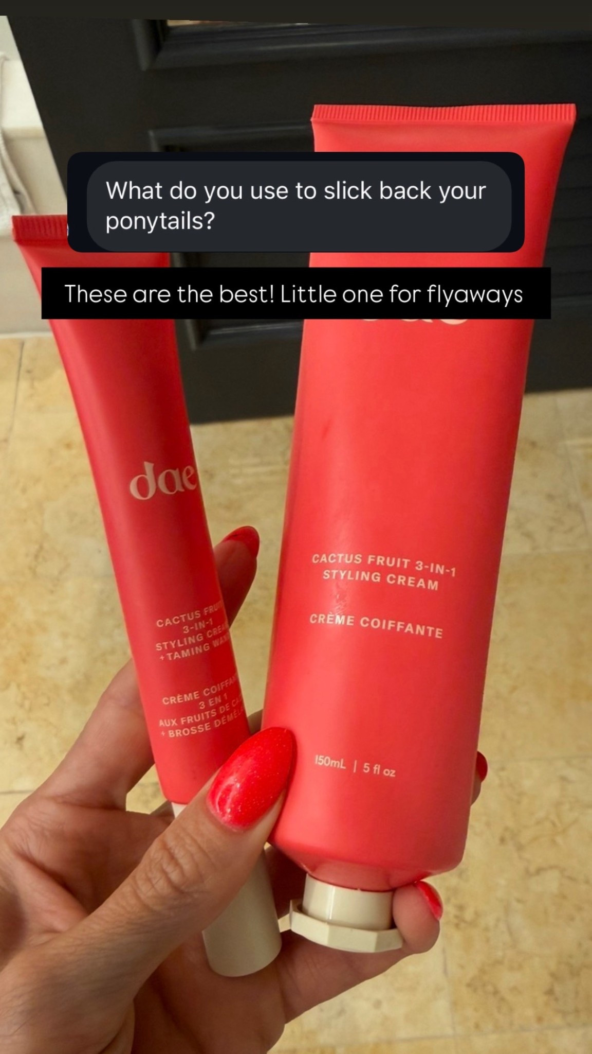 Must have for slicked back hair and also for curls also smells so good 

#LTKBeauty