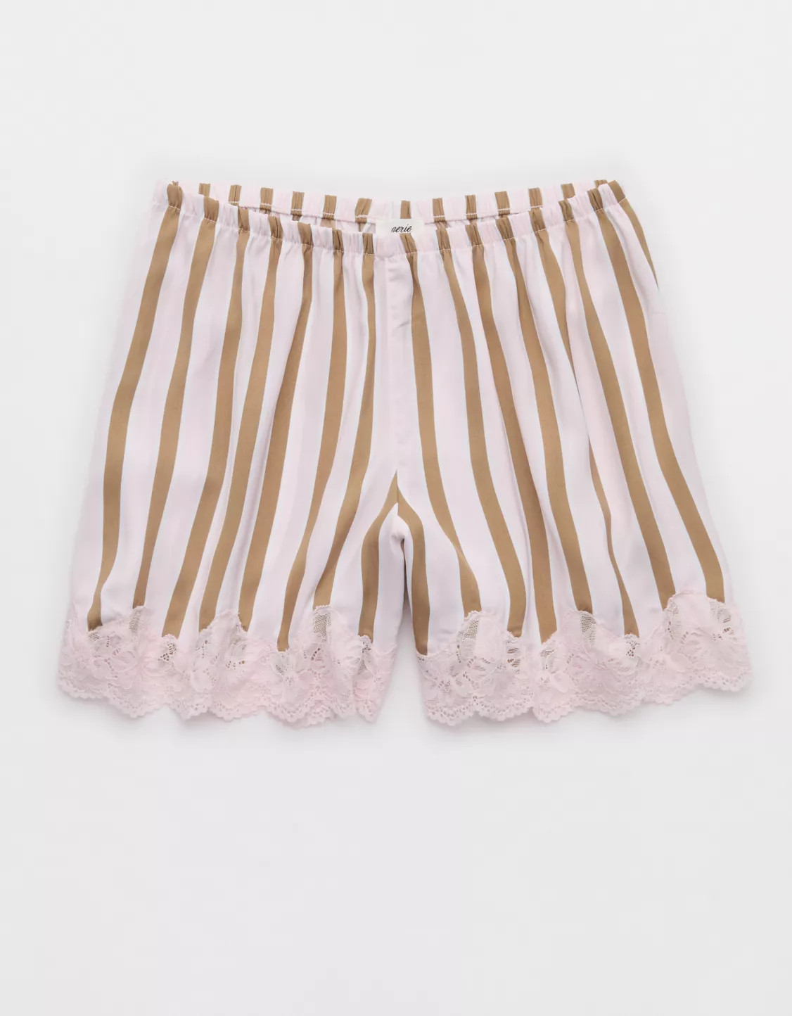 Aerie Night Out Satin Lace Boxer | American Eagle Outfitters (US & CA)