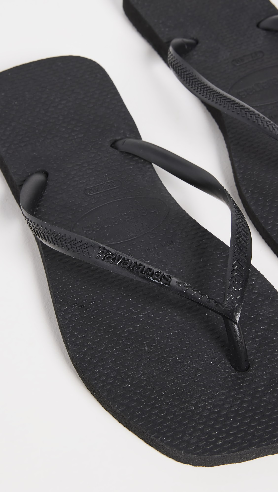 Slim Square Solid Flip Flops | Shopbop