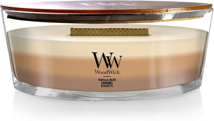 WoodWick Café Sweets Trilogy Ellipse Candle | Amazon (US)