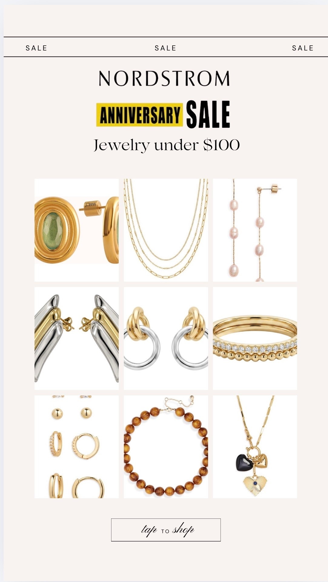 NSALE jewelry under $100 #nasale #nordstromstyle

#LTKSeasonal #LTKSaleAlert