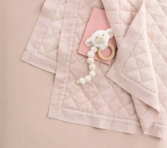 Belgian Flax Linen Baby Bedding | Pottery Barn (US)