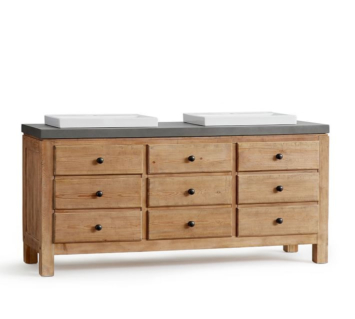Mason 72" Double Sink Vanity | Pottery Barn (US)