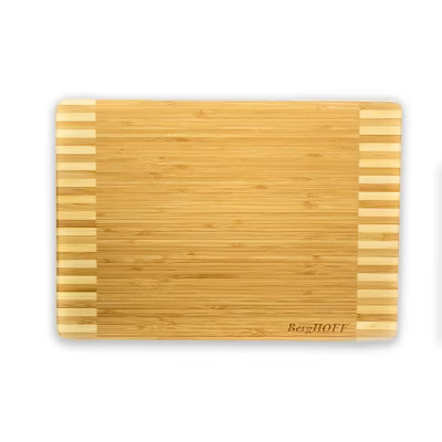 BergHOFF Bamboo Rectangle Cutting Board, Two-tone Stripe, 13"x9"x0.6" | Target