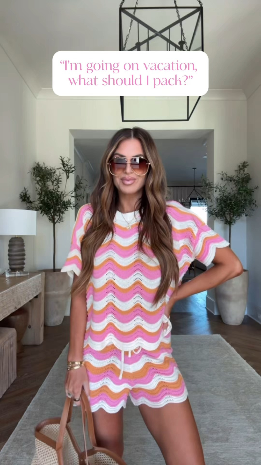 vacay looks! wearing a small in everything and 26 in denim 🩷 use code hollie40 for 40% off!!! 

 #LTKSaleAlert