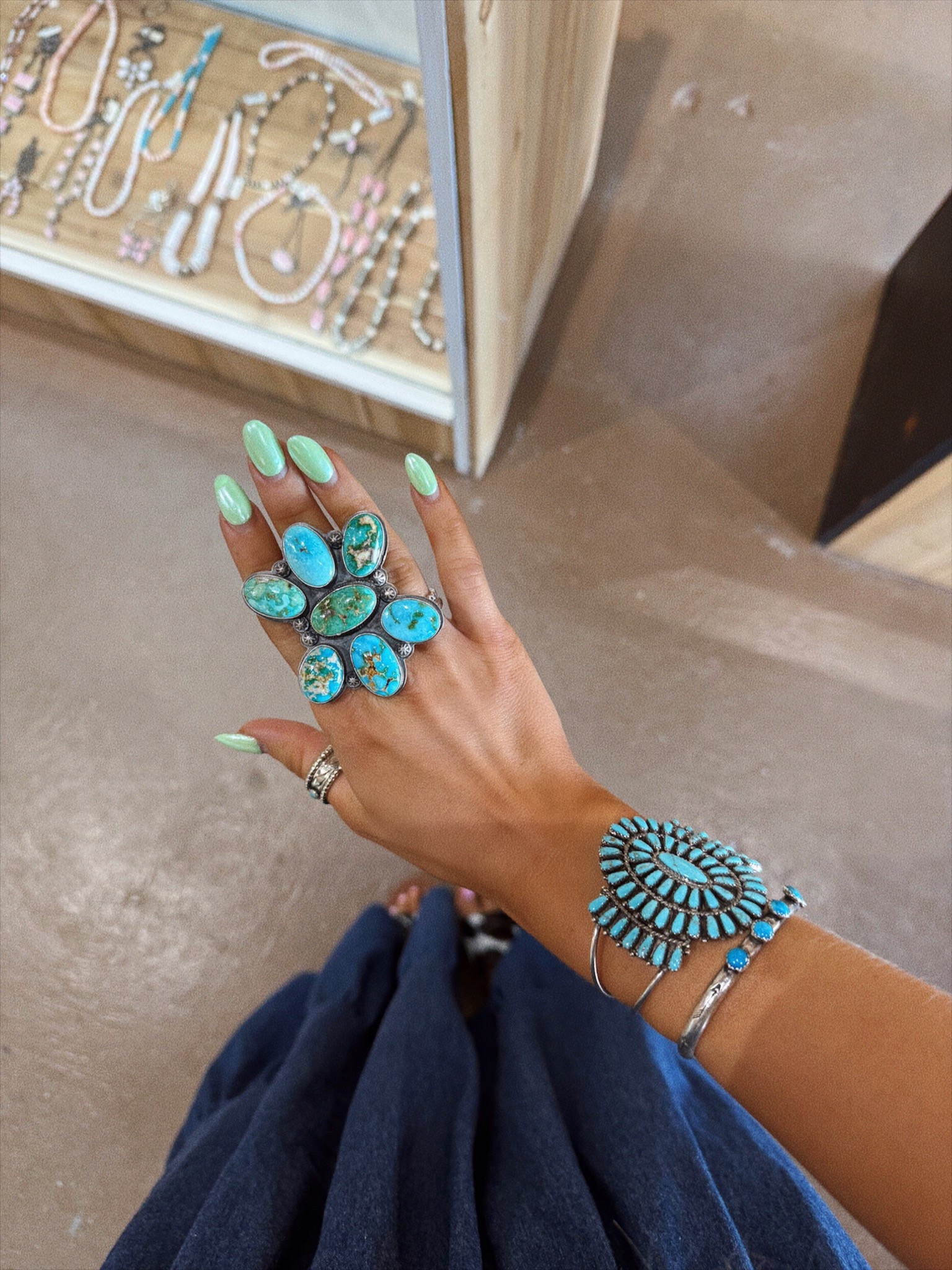 turquoise jewlz and my fav dress 🩵

#LTKStyleTip #LTKSummerEdit #LTKShoeCrush