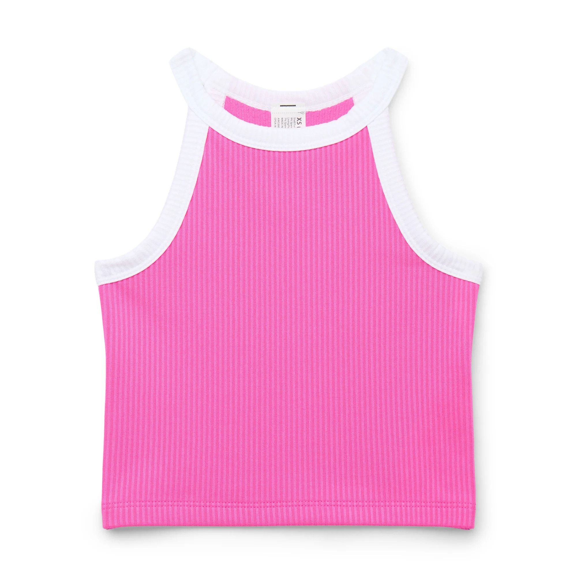 Athletic Works Girls Ribbed Tank Top, Sizes 4-18 | Walmart (US)