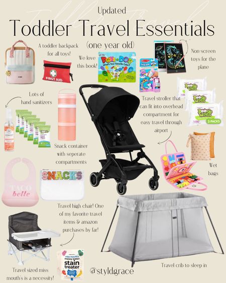 Updated toddler travel essentials! 🤍

Toddler travel must haves, travel crib, travel stroller, toddler plane toys, toddler plane essentials, toddler must haves, toddler essentials 

#LTKkids #LTKtravel #LTKbaby