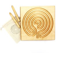 Wooden Double-Sided Tracing Pre-Writing Board & Maze Toy | Etsy (US)