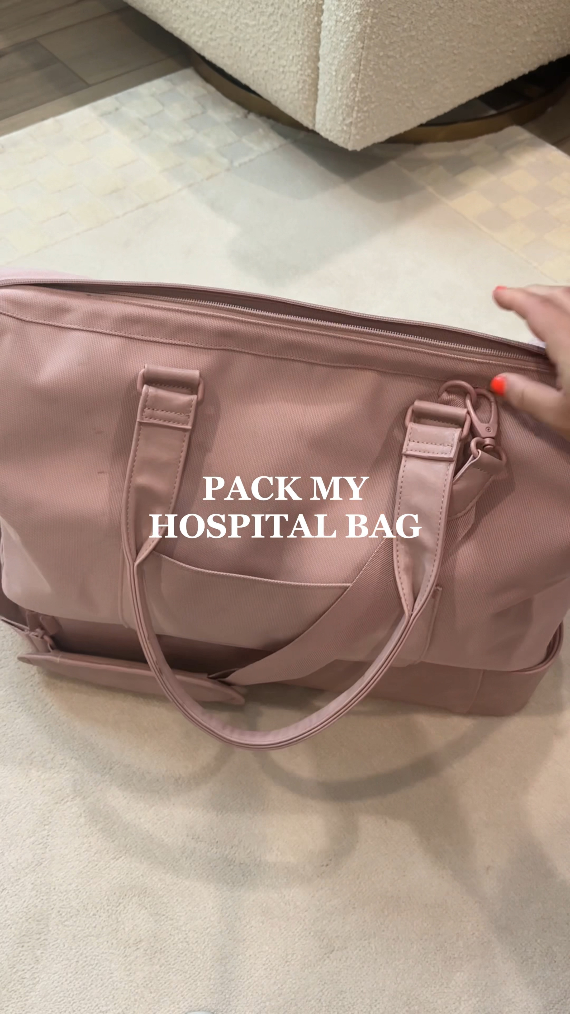 Packing my hospital bag for when baby comes!! 

#LTKBaby #LTKItBag #LTKBump
