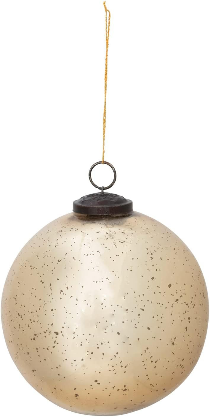 Creative Co-Op 6" Mercury Glass Ornament | Amazon (US)