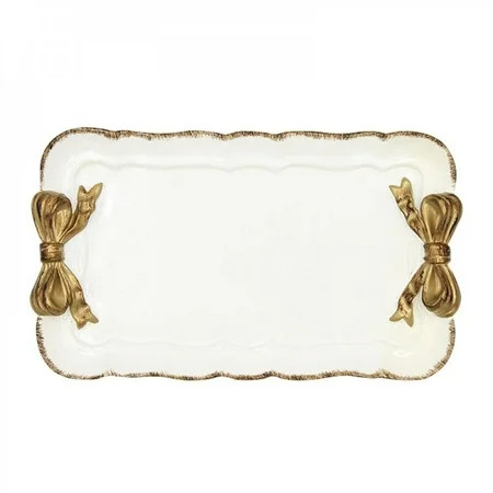 CawBing European Style Vintage Decorative Tray Resin Storage Tray For Jewelry Cosmetic Key Food Orga | Walmart (US)